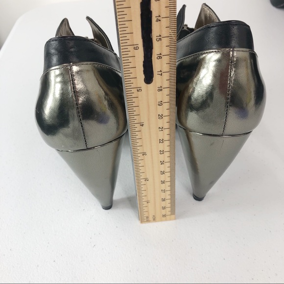 Pour la Victoire black high heel shoes 7.5 (#38) - Picture 6 of 8